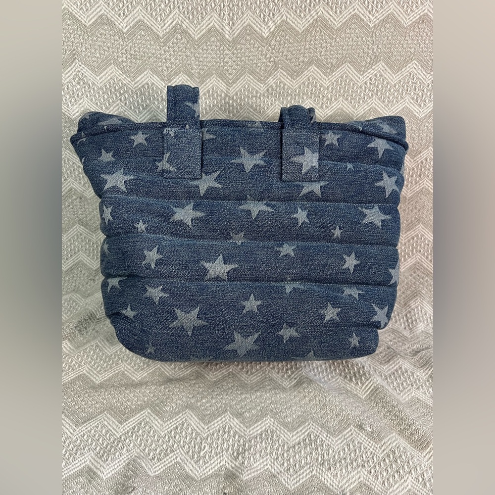 Wildfox Blue Star-Patterned Women's Tote NWT - Picture 4 of 7